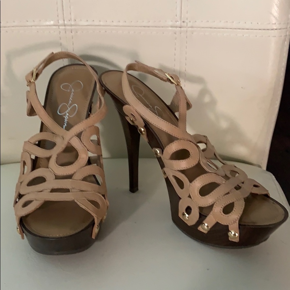Jessica Simpson stiletto sandals size 8
